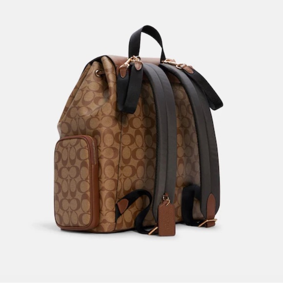 Coach Baby Backpack In Signature Canvas - Picture 3 of 4